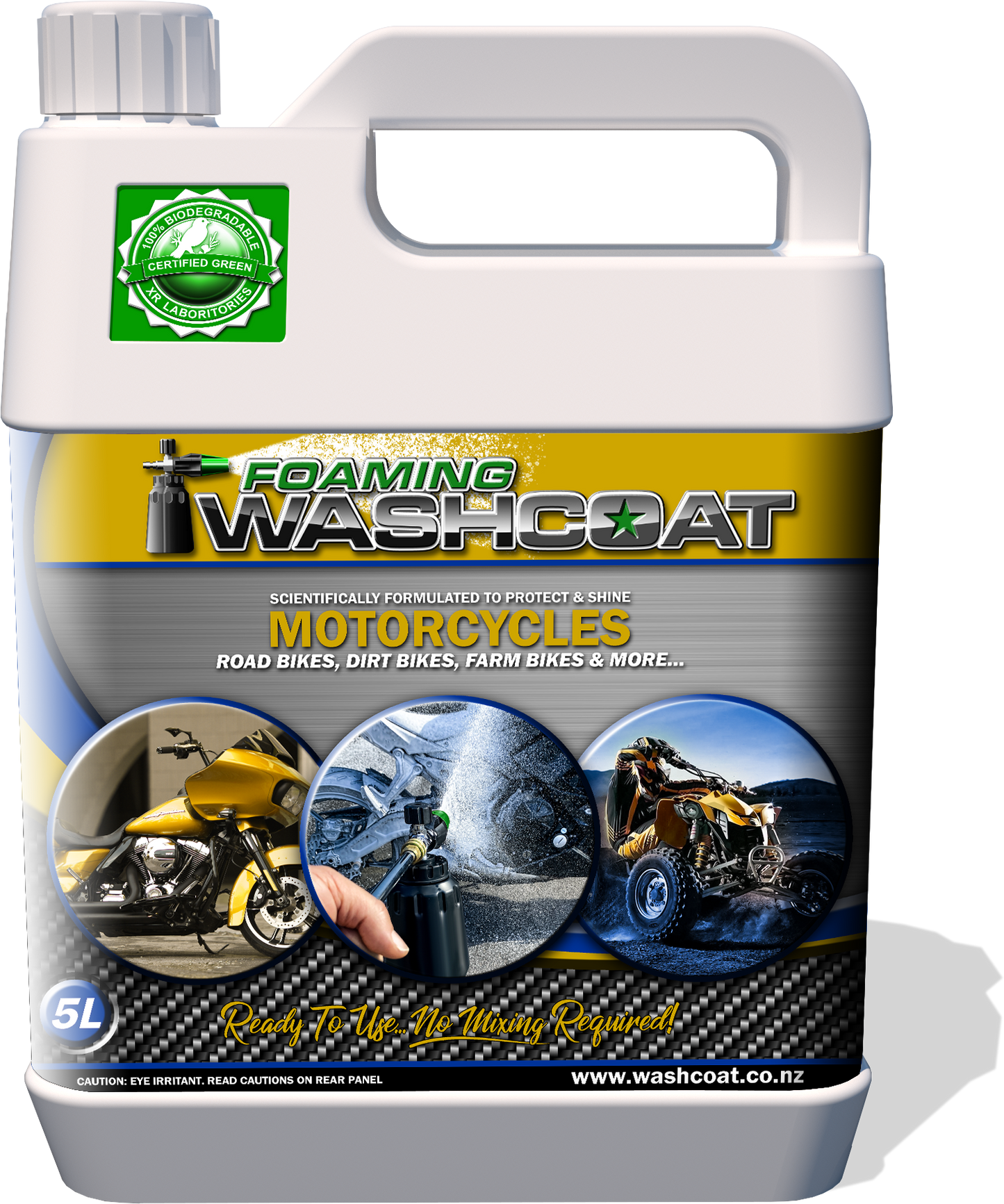 Foaming WashCoat Motorcycle 5 Litre